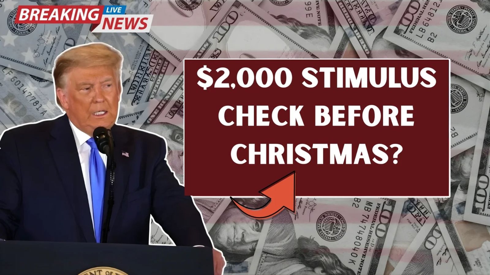 $2,000 Stimulus Check Before Christmas? Here's the Latest on Trump's Plan